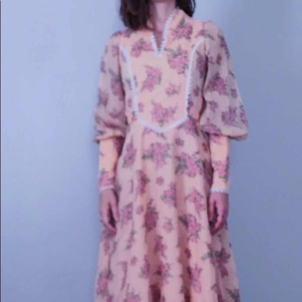 THIS ITEM SOLD: STUNNING Vintage prairie dress